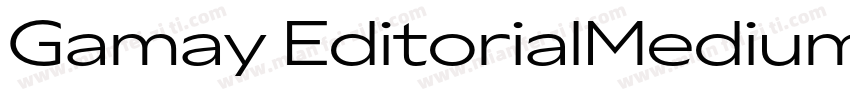 Gamay EditorialMedium字体转换
